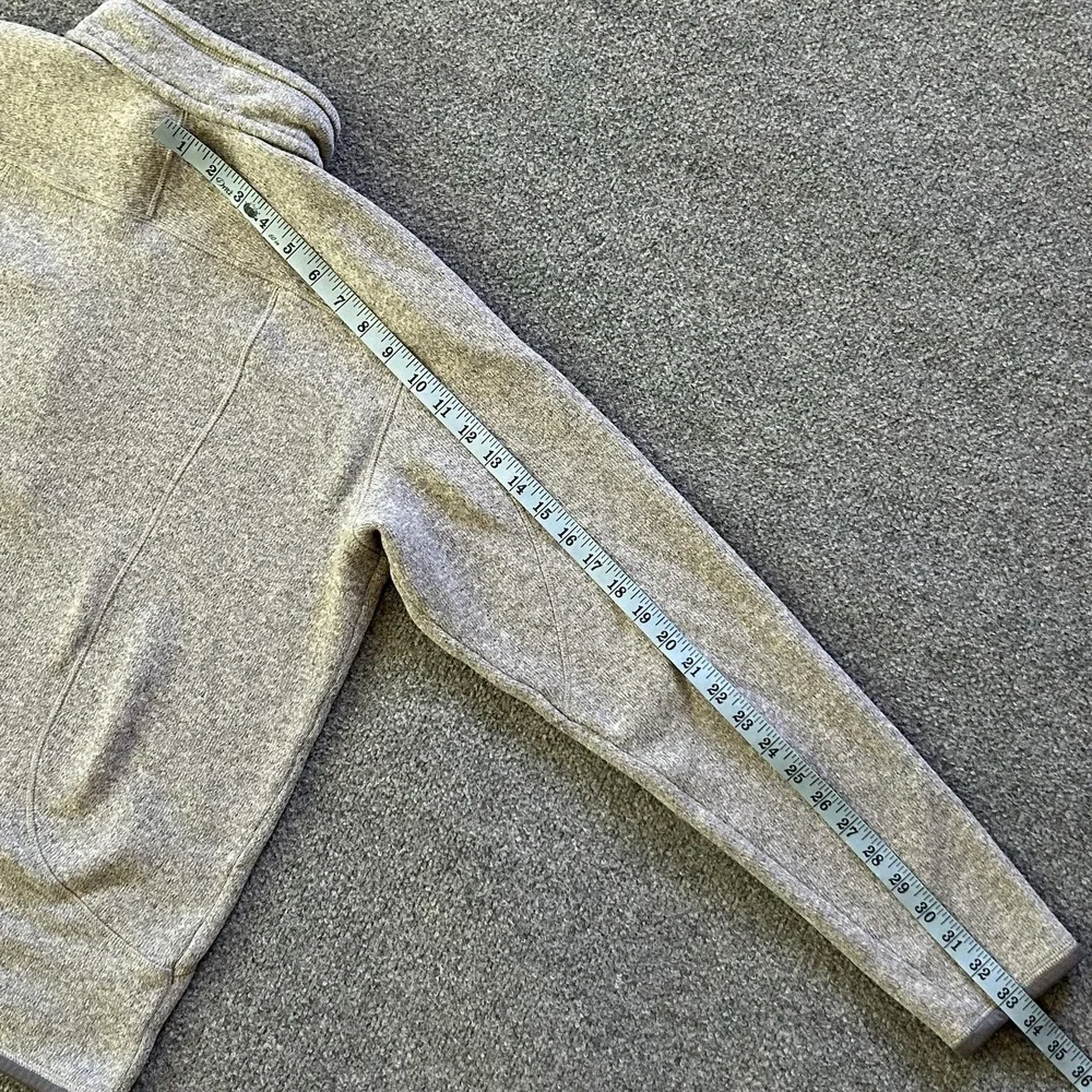 Patagonia Better Sweater Mens Large Gray 1/4 Zip Fleece Pullover Top Layer